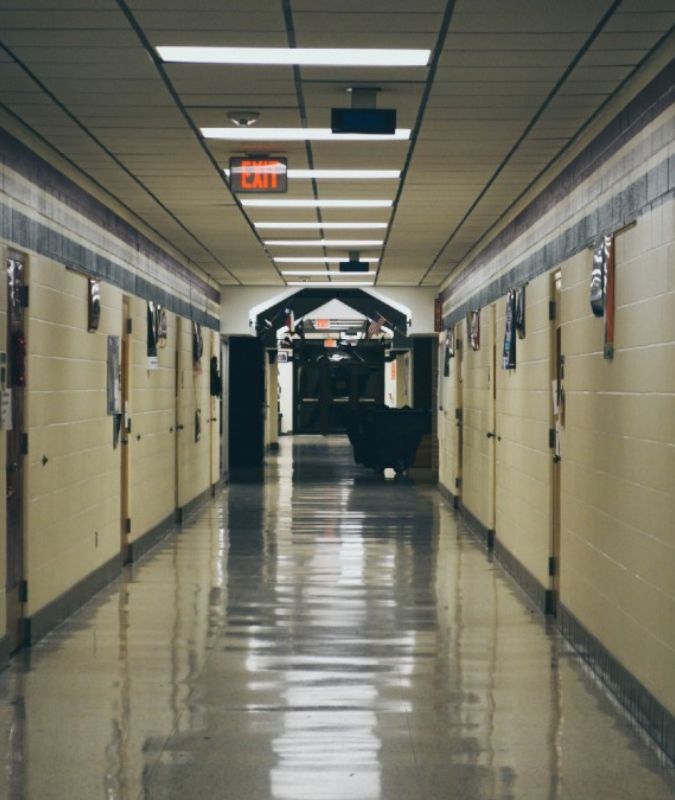 school hallway